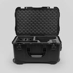 Front view of Black Color Canon C400 Studio Case and Black Layer Custom Foam Insert