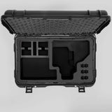 Top view of Black Color Canon C400 Studio Case and Black Layer Custom Foam Insert