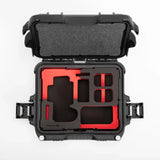 Top view of Canon Camera Compact Case For EOS R5, R5 II, R6, R6 II, R7 with Red Layer Custom Foam Insert