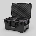 Angle view of Black Color Canon C400 Studio Case and Black Layer Custom Foam Insert