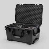 Angle view of Black Color Canon C400 Studio Case and Black Layer Custom Foam Insert
