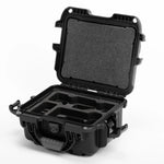 Angle view of Sony Compact Camera Case for A7 S, A7 R, A7 IV, A9 III with Black Layer Custom Foam Insert