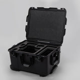 Angled view of ARRI Alexa 35 Black Color Studio Case with Custom Foam Black Layered Insert