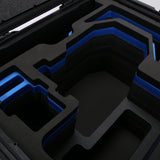 Close view of Black ARRI Alexa 35 Studio Case with Blue Custom Foam Insert for ARRI Camera And Accessories