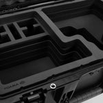 Close view of Black Color Canon C400 Studio Case and Black Layer Custom Foam Insert