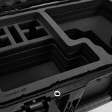 Close view of Black Color Canon C400 Studio Case and Black Layer Custom Foam Insert