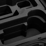 Close-up view of Sony Compact Camera Case for A7 S, A7 R, A7 IV, A9 III with Black Layer Custom Foam Insert