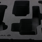 Close-up view 2 of Foama Black Color Carry-on case and Custom Foam Insert for Sony FX-3 Carry-On Case