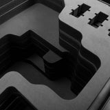 Close view of Black Color Canon C400 Studio Case and Black Layer Custom Foam Insert