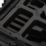 Close-up view of Sony Compact Camera Case for A7 S, A7 R, A7 IV, A9 III with Black Layer Custom Foam Insert