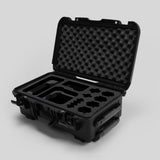 Angled view of Foama Black Color Carry-on case and Custom Foam Insert for Sony FX-6